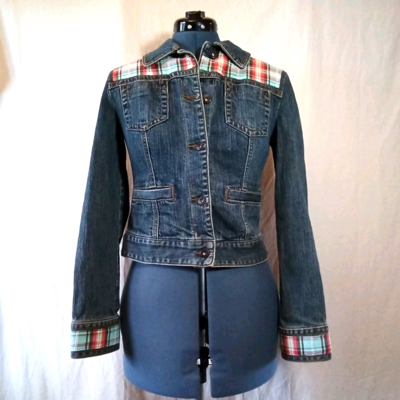 Upcycled Ann Taylor Loft Denim Jacket